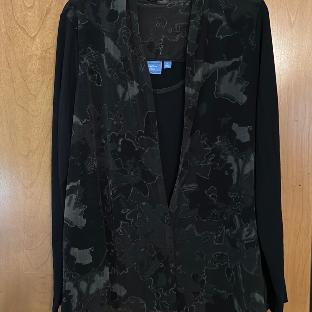 Simply Vera  blouse with attached tank